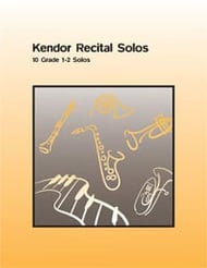 KENDOR RECITAL SOLOS FLUTE SOLO Book with Online Audio cover Thumbnail